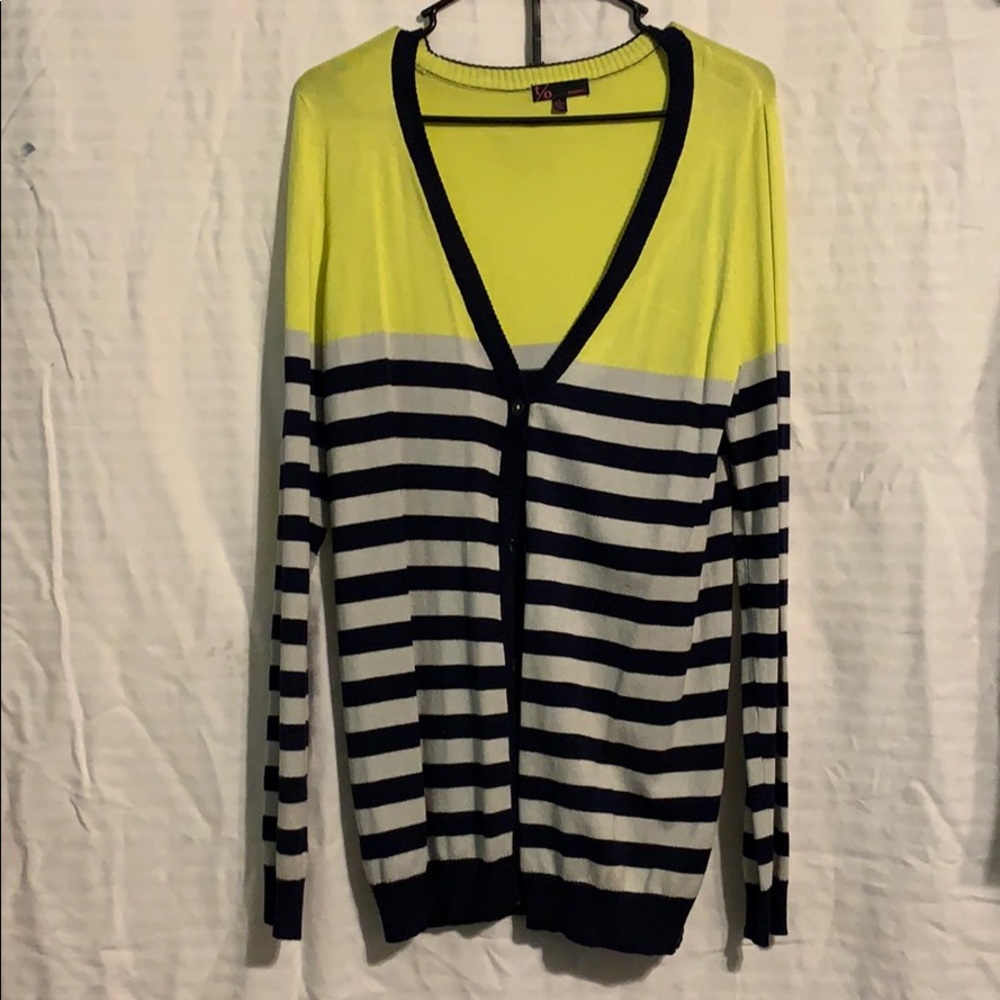 Striped cardigan